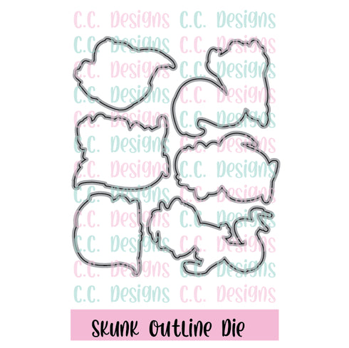 Skunk Outline Die